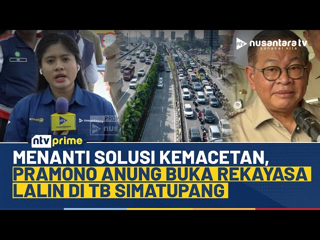 Youtube Thumnail image of : Uji Coba Lalin di TB Simatupang, Pramono Anung Buka Lajur Tol Fatmawati | NTV PRIME
