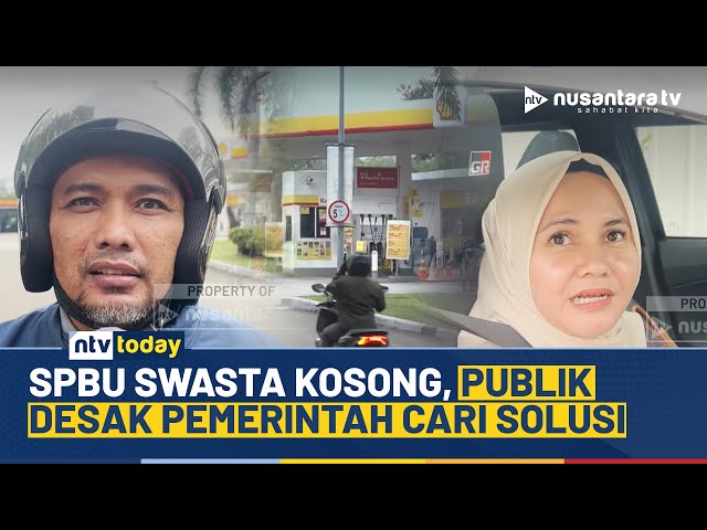 Youtube Thumnail image of : Kelangkaan BBM di SPBU Swasta Picu Polemik, Warga Minta Pemerintah Turun Tangan | NTV TODAY