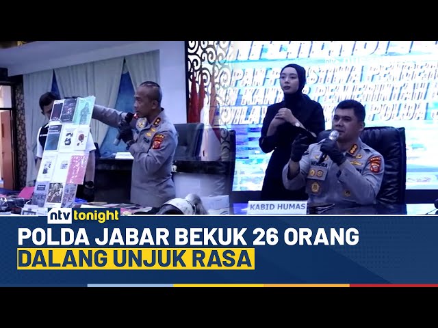 Youtube Thumnail image of : Polda Jabar Tetapkan 26 Orang Tersangka Dalang Perusakan & Konten Provokatif Unjuk Rasa | NTV