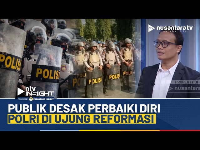 Youtube Thumnail image of : Polri Hadapi Krisis Kepercayaan, Reformasi Jadi Salah Satu Jalan? | NTV INSIGHT