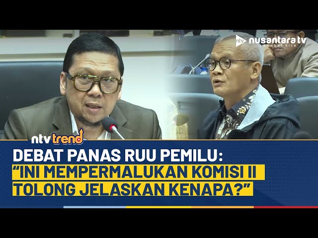 Youtube Thumnail image of : [FULL] Debat Panas Aria Bima PDIP Vs Baleg DPR, Tak Terima RUU Pemilu Diambil Alih | NTV