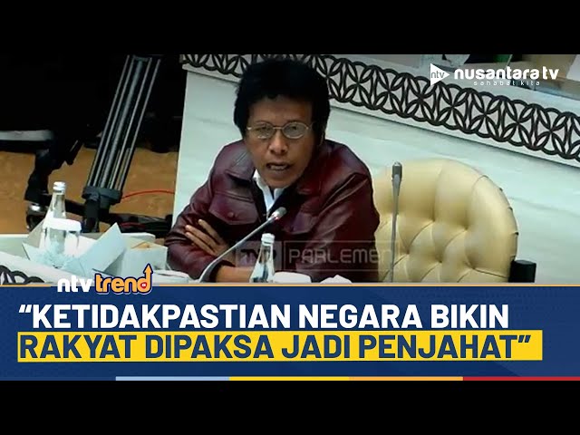 Youtube Thumnail image of : Adian Napitupulu Resah! Negara Gagal Hadir, Kini Warga Dipaksa Jadi Penjahat | NTV