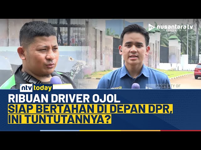 Youtube Thumnail image of : Unjuk Rasa Driver Ojol Dorong Pemerintah Tinjau Tarif dan Sistem Aplikasi | NTV TODAY