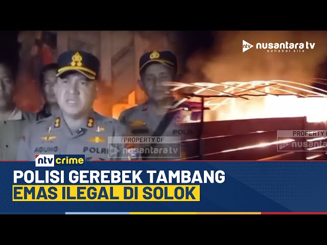 Youtube Thumnail image of : Diduga Bocor Informasi Operasi Razia, Pemilik & Pekerja Tambang Emas Ilegal Kabur | NTV CRIME