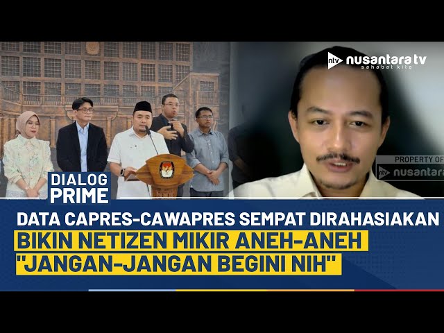 Youtube Thumnail image of : Dokumen Capres Batal Dirahasiakan, Drone Emprit: Bikin Netizen Berpikir yang Jangan-jangan Nih | NTV