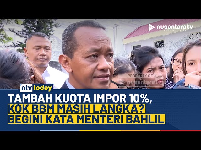 Youtube Thumnail image of : Menteri ESDM Bahlil Minta SPBU Swasta Gandeng Pertamina Atasi Kelangkaan BBM | NTV TODAY