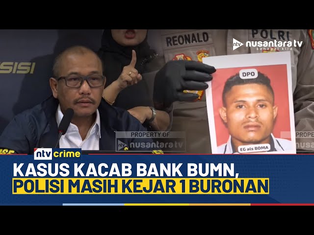 Youtube Thumnail image of : Polda Metro Jaya Buru Satu DPO Kasus Penculikan dan Pembunuhan Kacab Bank BUMN | NTVCRIME