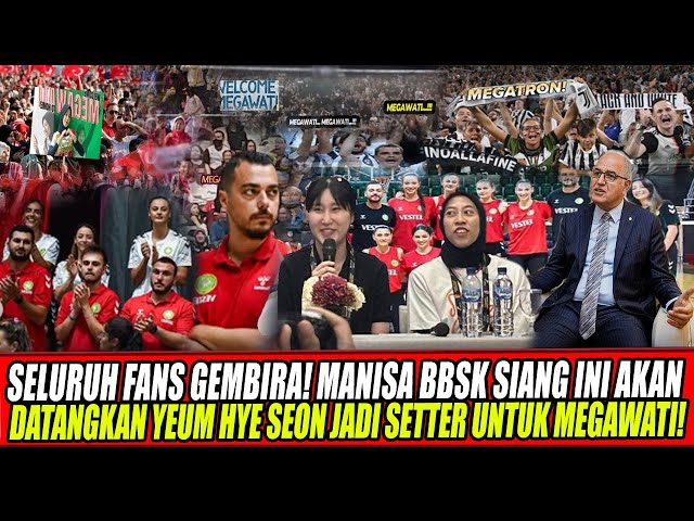 Youtube Thumnail image of : SELURUH FANS GEMBIRA🔥MANISA BBSK SIANG INI DATANGKAN YEUM HYE SEON JADI SETTER UTAMA UNTUK MEGAWATI!