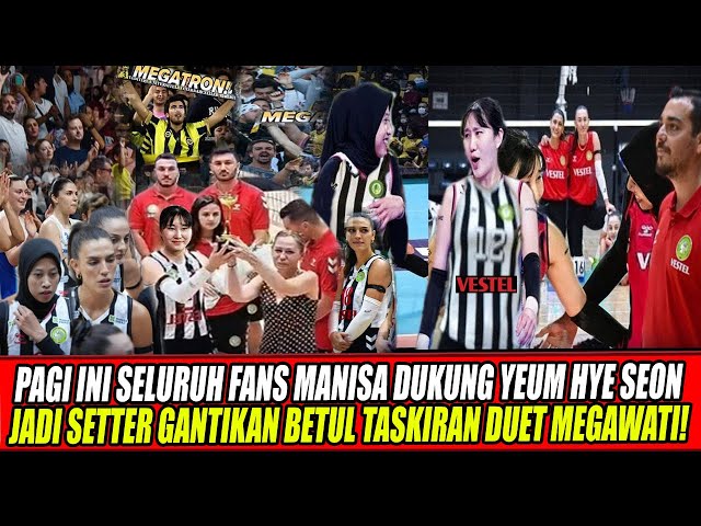 Youtube Thumnail image of : PAGI INI SELURUH FANS MANISA DUKUNG YEUM HYE SEON JADI SETTER GANTIKAN BETUL TASKIRAN DUET MEGAWATI🔥