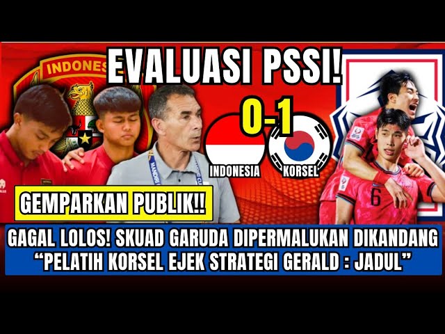 Youtube Thumnail image of : Indonesia VS Korea Selatan ~ AFC U23 Asian Cup 2025 -Highlight Live Hasil Pertandingan~BERITA TIMNAS