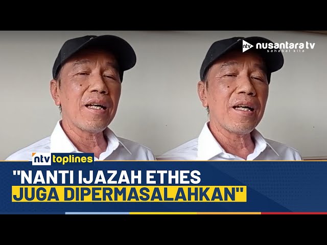 Youtube Thumnail image of : Kisruh Ijazah Gibran, Jokowi Gemas: Nanti Ijazah Ethes juga Dipermasalahkan | NTV TOPLINES