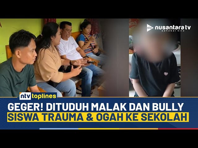 Youtube Thumnail image of : Geger Siswa di Lebak Enggan ke Sekolah Gegara Dituduh Bully Siswa Lain | NTV TOPLINES
