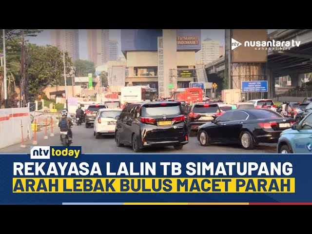 Youtube Thumnail image of : Pemprov Jakarta Uji Coba kayasa Lalu Lintas TB Simatupang, Arah Lebak Bulus Macet Parah | NTV TODAY