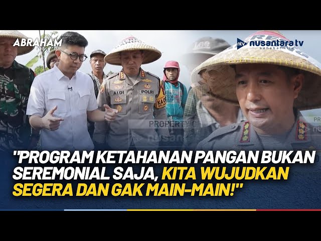 Youtube Thumnail image of : Gaspol Ketahanan Pangan, Polres Bandung: Kita Jamin dan Gak Main-main | ABRAHAM
