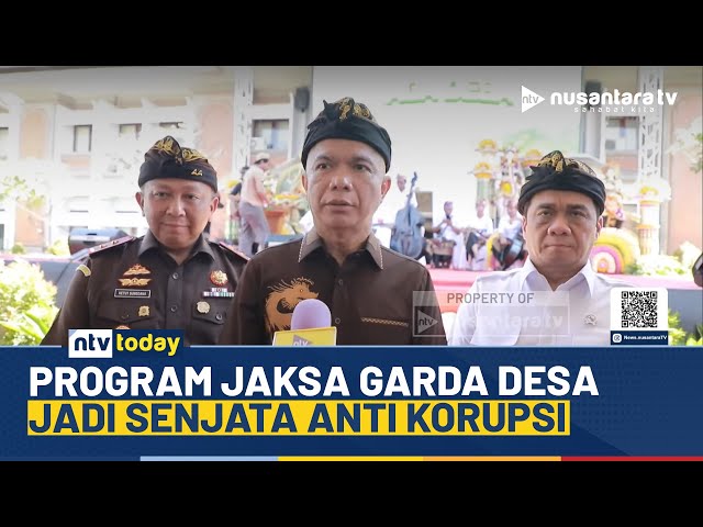 Youtube Thumnail image of : Jamintel Reda Manthovani Sosialisasikan Program Jaksa Garda Desa Demi Cegah Penyelewengan Anggaran