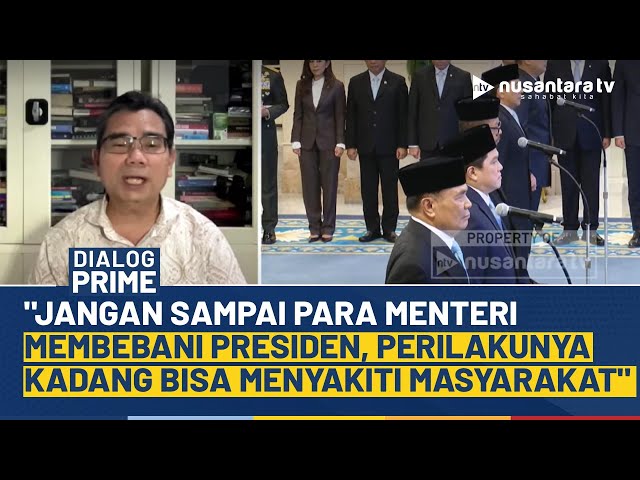 Youtube Thumnail image of : Reshuffle Kabinet Lagi, LSI: Jangan Sampai Menteri Baru Membebani Presiden | DIALOG PRIME