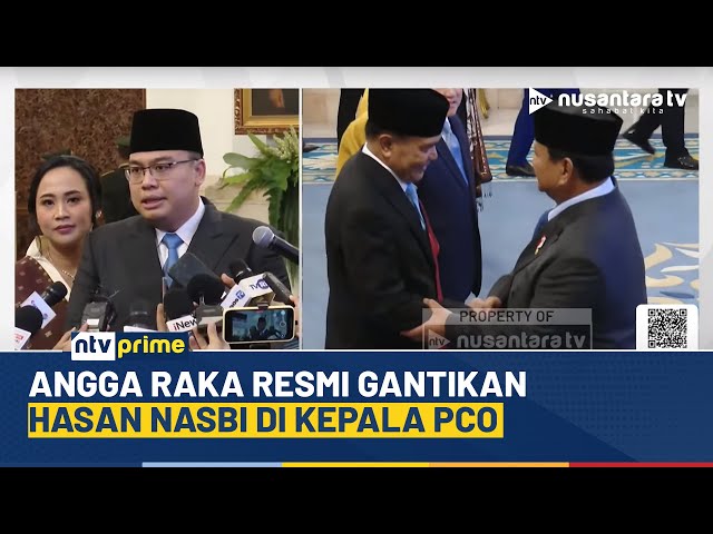 Youtube Thumnail image of : Reshuffle Kabinet! Presiden Prabowo Copot Hasan Nasbi, Angga Raka Naik Jadi Kepala PCO | NTV PRIME