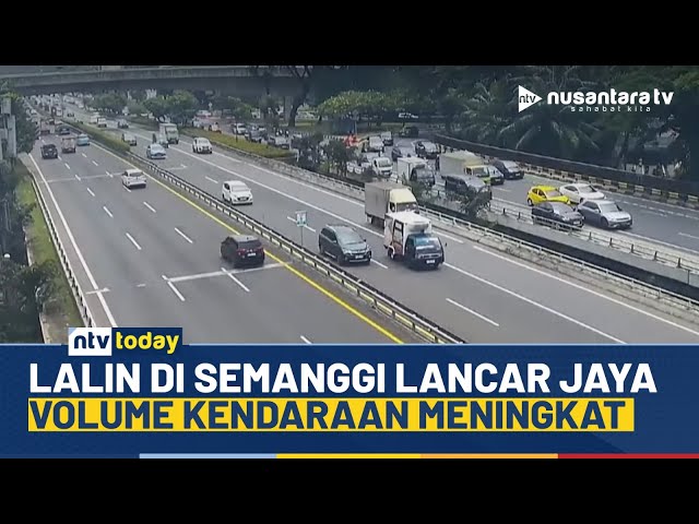 Youtube Thumnail image of : Arus Lalu Lintas di Semanggi Terpantau Kondusif Lancar, Volume Kendaraan Meningkat | NTV TODAY