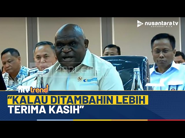Youtube Thumnail image of : Kelakar Menteri HAM Pigai saat Minta Tambahan Anggaran ke DPR | NTV