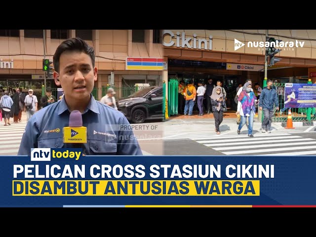 Youtube Thumnail image of : Solusi Menyebrang Lebih Aman, Warga Antusias Sambut Pelican Cross di Stasiun Cikini | NTV TODAY