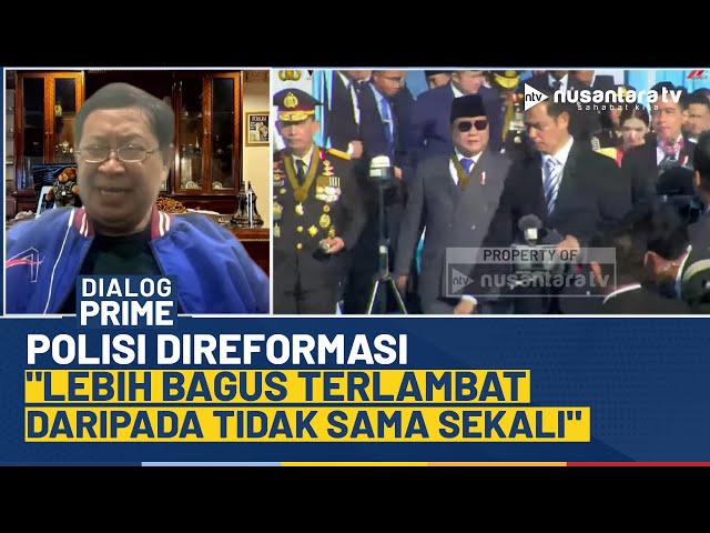 Youtube Thumnail image of : Presiden Prabowo Setuju Polisi Direformasi, Susno: Lebih Bagus Terlambat Daripada Tidak Sama Sekali