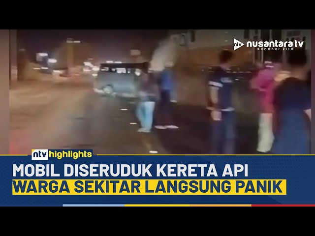 Youtube Thumnail image of : Ngeri! Mogok di Tengah Rel, Mobil Ditabrak Kereta Berkecepatan Cepat | NTV HIGHLIGHTS