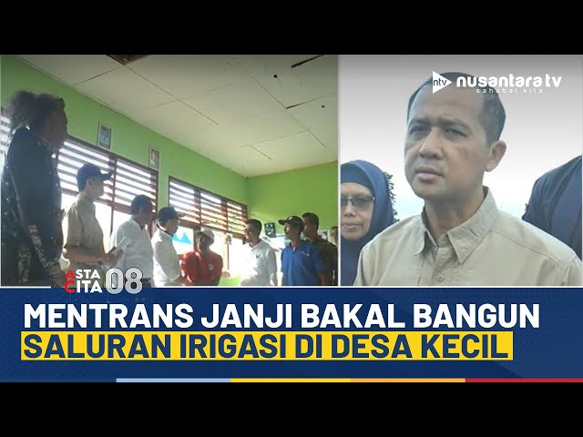 Youtube Thumnail image of : Warga Lombok Timur Krisis Air Bersih, Mentrans Iftitah Sulaiman Datangi Lokasi | ASTA CITA 08