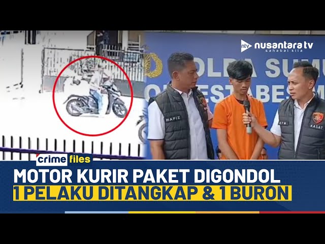 Youtube Thumnail image of : Miris! Motor Kurir Paket Digondol Maling di Medan, 1 Pelaku Ditangkap & 1 Masih Buron | CRIME FILES