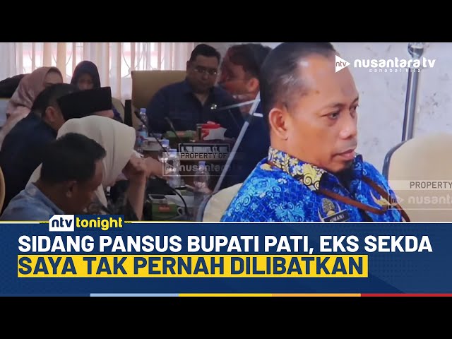 Youtube Thumnail image of : Sidang Pansus Pemakzulan Bupati Pati, Eks Sekda Ngaku Tak Pernah Dilibatkan Kebijakan Daerah | NTV