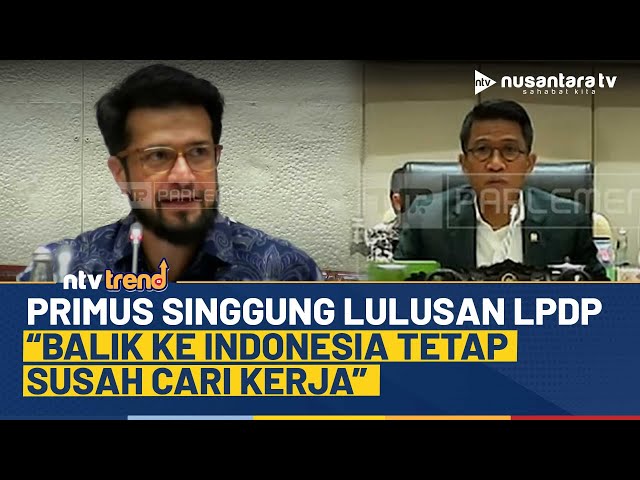 Youtube Thumnail image of : Kritik Pedas Primus! Lulusan LPDP Pulang Ke Indonesia Masih Kesulitan Kerja | NTV