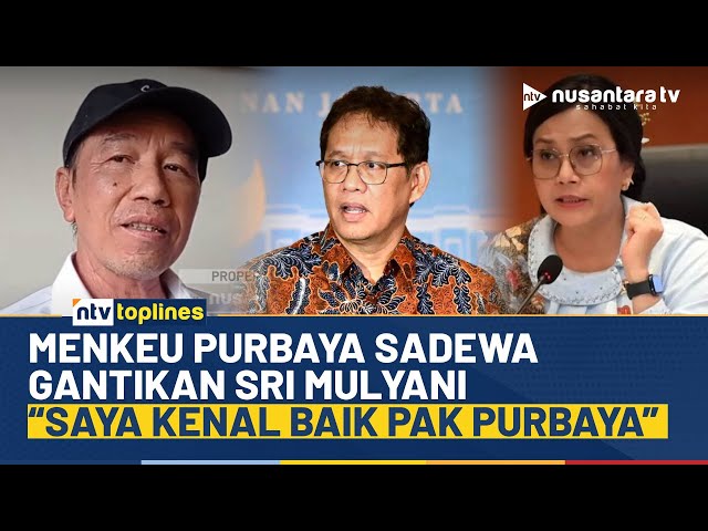 Youtube Thumnail image of : Menkeu Purbaya Gantikan Sri Mulyani Pasca Reshuffle, Jokowi: Saya Kenal Baik Pak Purbaya | NTV