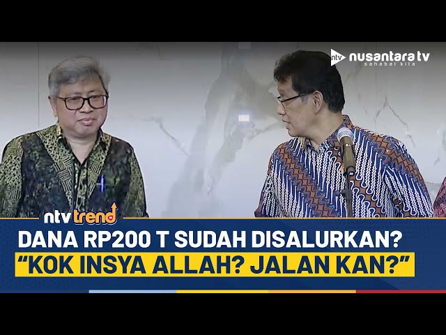 Youtube Thumnail image of : Momen Tegas Menkeu Purbaya Pastikan Staf Transfer Rp200 T: Kok Insya Allah? Jalan Kan Ya? | NTV