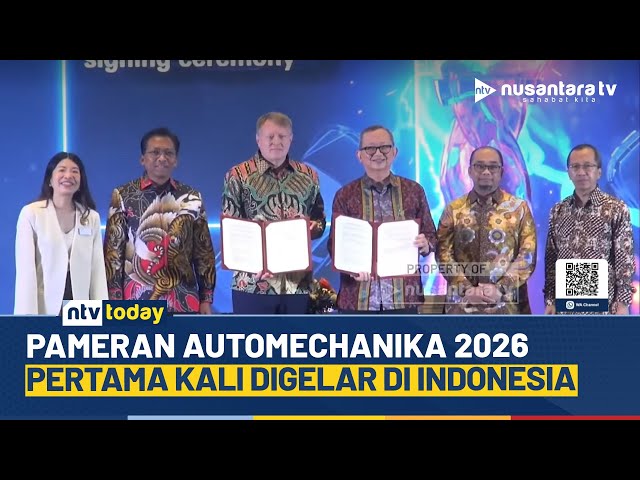 Youtube Thumnail image of : Messe Frankfurt dan GIAMM Berkolaborasi Gelar Pameran Automechanika Pertama di Indonesia | NTV TODAY