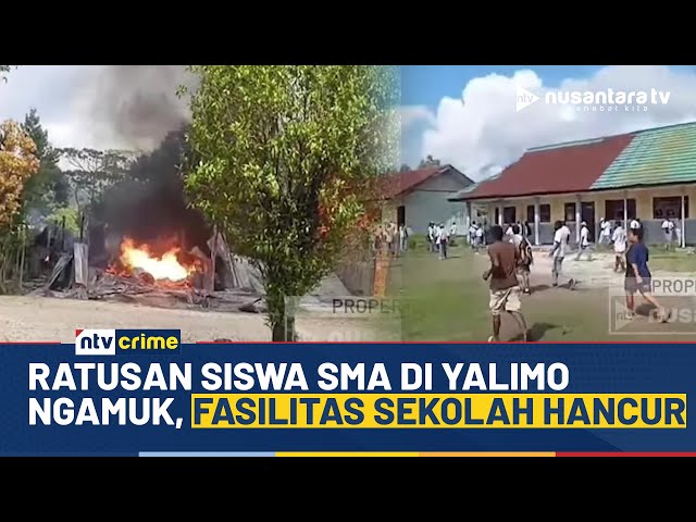 Youtube Thumnail image of : Ratusan SMA Negeri 1 di Yalimo Ricuh Hingga Merusak Fasislitas Sekolah Hingga Menyerang Aparat | NTV