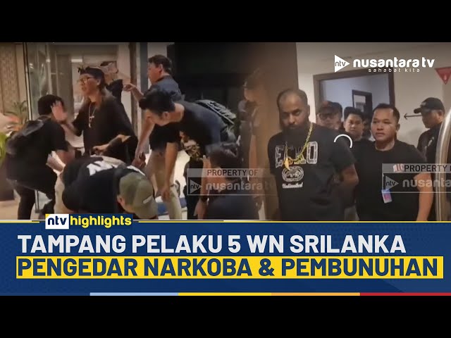 Youtube Thumnail image of : Terlibat Jaringan Narkoba dan Pembunuhan, 5 WN Sri Lanka Ditangkap Polisi | NTV HIGHLIGHT