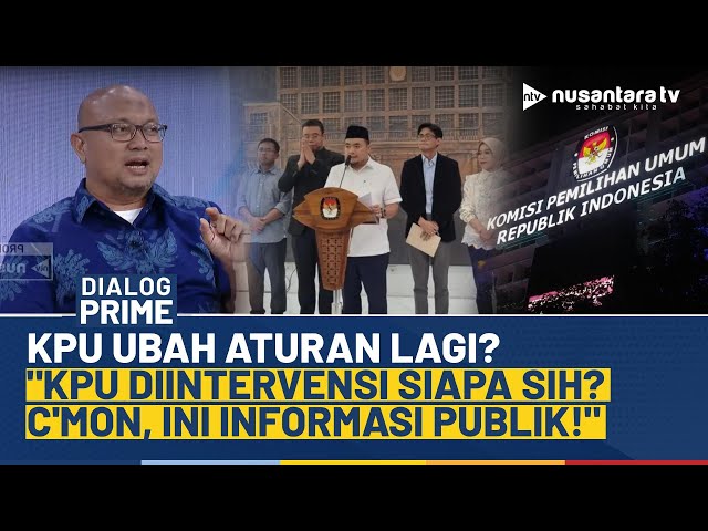 Youtube Thumnail image of : [FULL] Batalkan Aturan, KPU Labil? Eks Ketua KPU: Sebenarnya, KPU Diintervensi Siapa Sih? Agak Aneh!