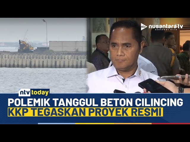 Youtube Thumnail image of : Polemik Tanggul Beton Cilincing, KKP: Berfungsi Untuk Pemecah Ombak | NTV TODAY