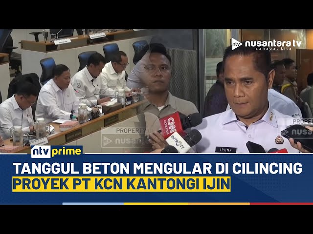 Youtube Thumnail image of : Polemik Tanggul Beton di Cilincing, KKP: Proyek PT KCN Kantongi Ijin Resmi Sejak 2023 | NTV PRIME
