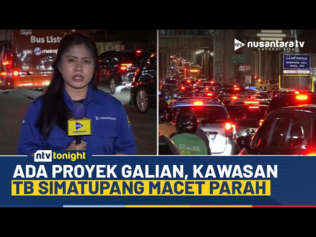 Youtube Thumnail image of : Kawasan TB Simatupang Lumpuh Total, Ini Jalur Alternatifnya | NTV TONIGHT