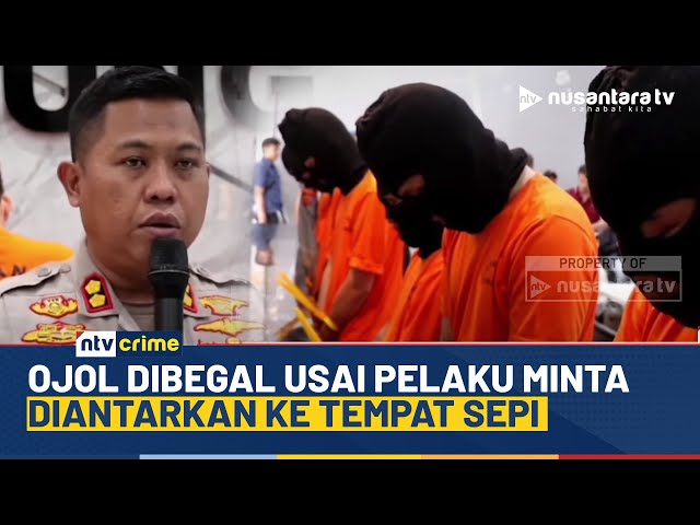 Youtube Thumnail image of : 6 Pelaku Begal Ojek Online di Bandung Diringkus Polisi! Korban Diarahkan ke Tempat Sepi | NTV CRIME