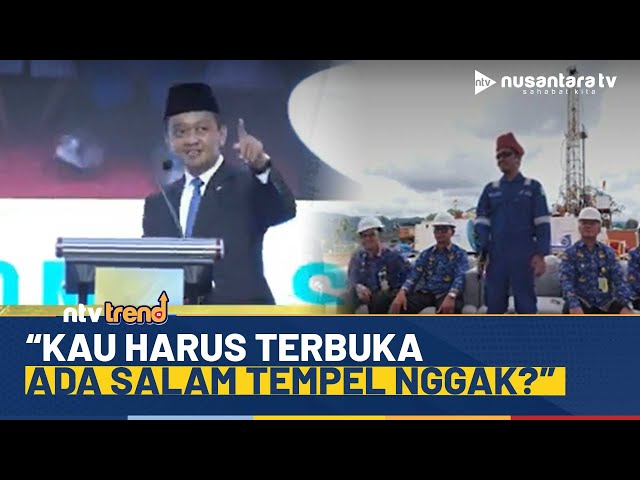 Youtube Thumnail image of : Ingin Buktikan ke Investor, Bahlil Todong Jawaban PSPE Bonjol: Harus Terbuka, Ada Salam Tempel Ga?
