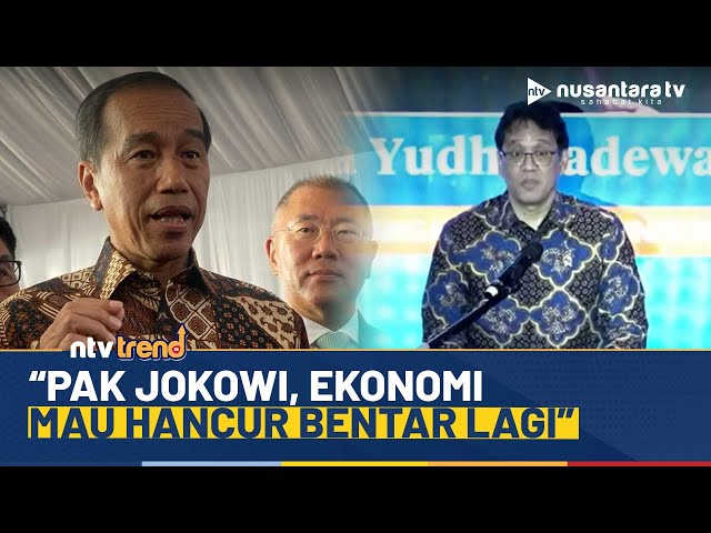Youtube Thumnail image of : Momen Purbaya Curhat ke Jokowi, Ekonomi Mau Hancur: Gak Usah Takut, Ini di Bawah Kendali Kita 100%