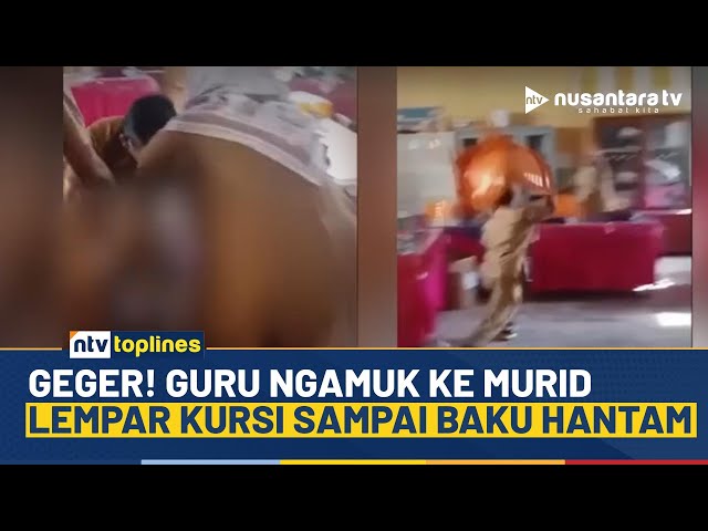 Youtube Thumnail image of : Geger Guru di Sumut Ngamuk ke Murid Gegara Masalah Jam Mengajar | NTV TOPLINES