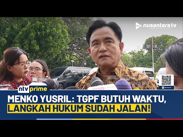 Youtube Thumnail image of : Menko Yusril: Pembentukan TGPF Perlu Waktu, Proses Hukum Sudah Berjalan | NTV PRIME