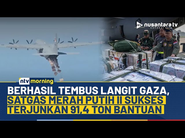 Youtube Thumnail image of : Wujud Nyata Solidaritas, RI Sukses Kirimkan Bantuan Capai 91,4 Ton ke Gaza | NTV MORNING