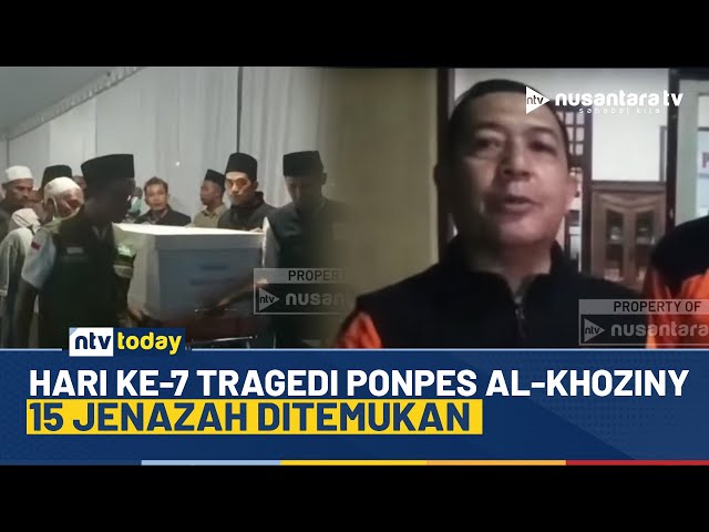 Youtube Thumnail image of : Hari ke-7 Pencarian Korban Reruntuhan Ponpes Al Khoziny, 15 Jenazah Ditemukan | NTV TODAY