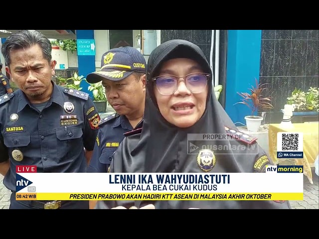 Youtube Thumnail image of : Bea Cukai Kudus Musnahkan 10 Juta Batang Rokok Ilegal Senilai Rp15 Miliar | NTV MORNING