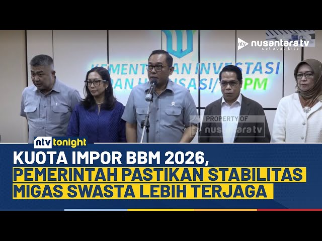 Youtube Thumnail image of : Penyesuaian Kuota BBM 2026, Wamen Todotua Pasaribu Pastikan Migas Swasta Tetap Stabil | NTV