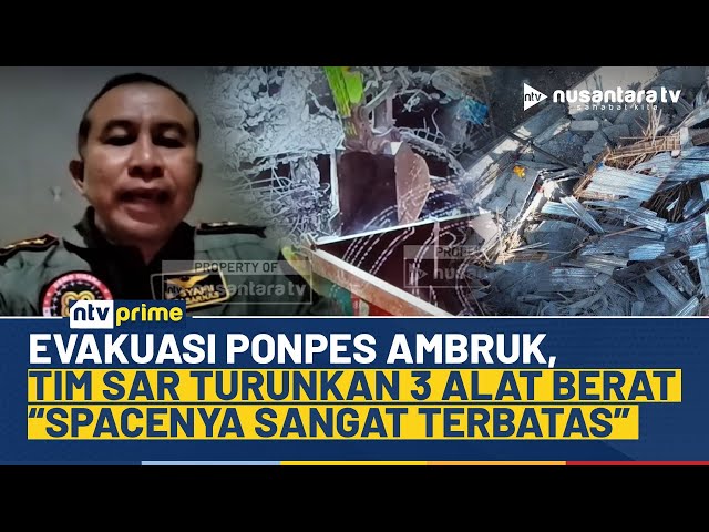 Youtube Thumnail image of : [FULL] Evakuasi Korban Ponpes Penuh Tantangan, Basarnas Ungkap Kendala: Spacenya Sangat Terbatas