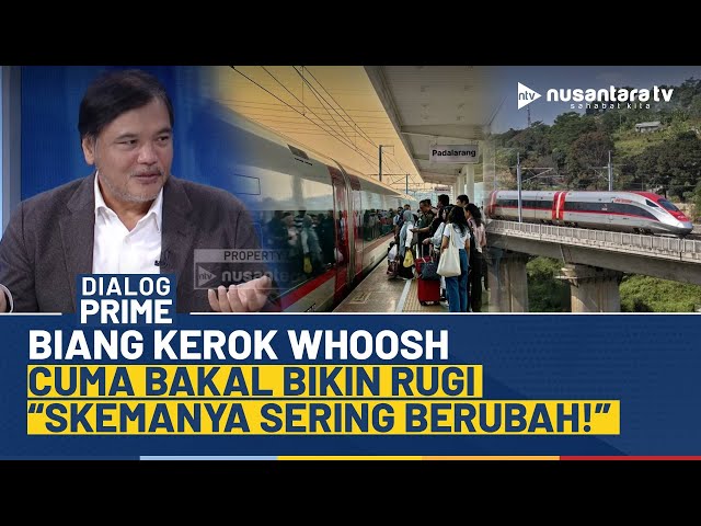 Youtube Thumnail image of : Terungkap! Biang Kerok Kereta Cepat Whoosh Cuma Bakal Rugi: Dari Awal Skemanya Sering Berubah! | NTV